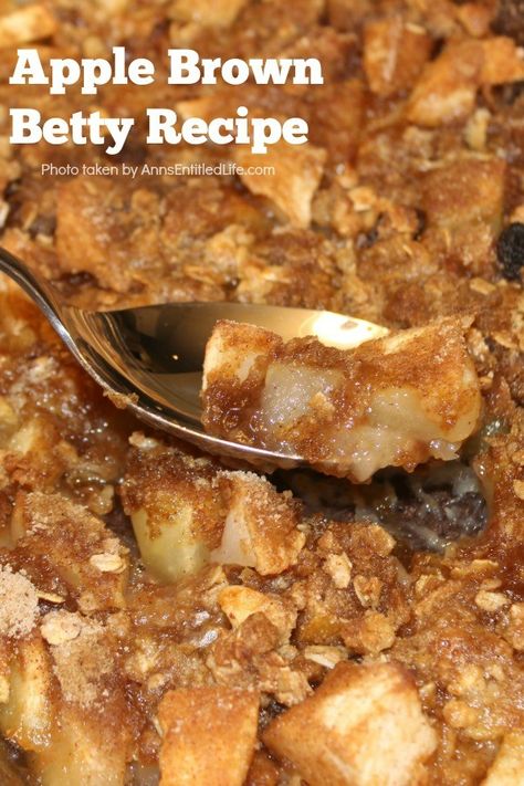 Apple Betty Recipe, Apple Brown Betty Recipe, Brown Betty Recipe, Apple Betty, Apple Brown Betty, Apple Recipes Easy, Brown Betty, Apple Dessert Recipes, Apple Crisp Recipes