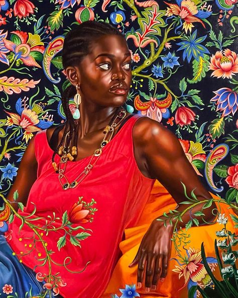 Widget Art, Blk Art, African Women Painting, Kehinde Wiley, Afrocentric Art, Black Art Painting, Feminine Art, Africa Art, Black Artwork