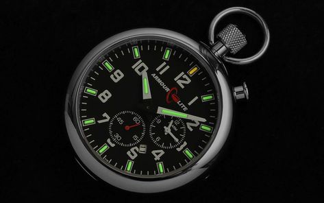 ArmourLite Tritium Pocket Watch Tritium Watches, Pocket Dump, Pocket Watches, Tech Gadgets, Breitling Watch, Omega Watch, Pocket Watch, Men's Fashion, Markers