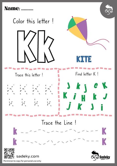 Letter K Worksheets Free Printables For Preschoolers | Sadeky Letter K Worksheets For Preschoolers, Letter K Worksheet, Letter K Worksheets, Abc Worksheets, Tactile Learning, Sorting Games, Free Printable Letters, Kindergarten Fun, Letter Worksheets