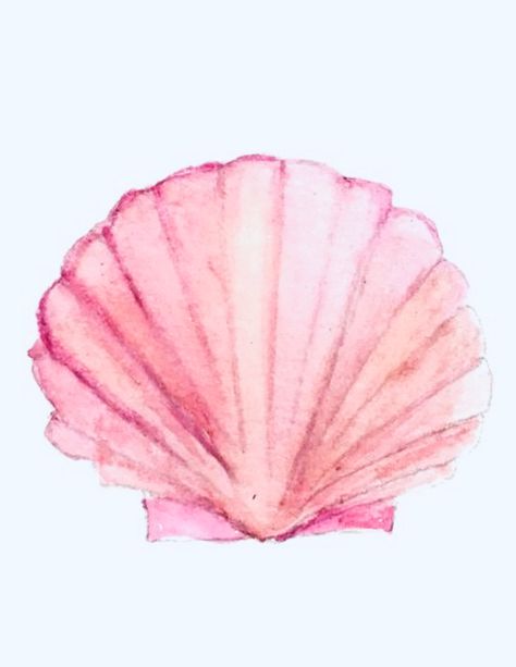 Watercolor Drawing, Pink