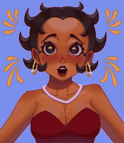 Betty boop, Betty boop fanart Betty Boop And Jessica Rabbit, Betty Boop Fanart, Betty Boop Pfp, Betty Boop Aesthetic, Pink Betty Boop, Betty Boop Black, Random Fanart, Party Anthem, Collage Des Photos