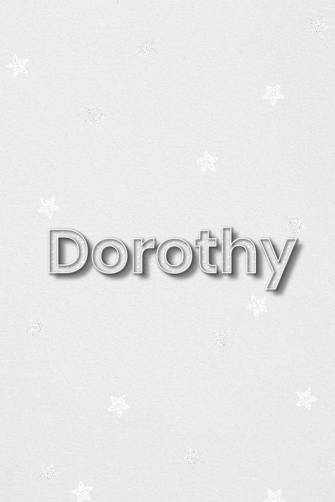 Dorothy female name lettering typography | free image by rawpixel.com / Wit Name Lettering, Free Illustration Images, Lettering Typography, Female Names, Image Photography, Free Image, Royalty Free Images, Free Images, Polka Dot