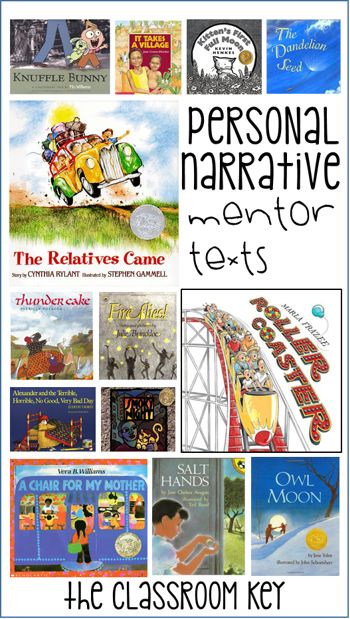 Narrative Writing Ideas, Teaching Narrative Writing, Writing Mentor Texts, Lucy Calkins, Second Grade Writing, Personal Narrative Writing, Third Grade Writing, 3rd Grade Writing, 2nd Grade Writing