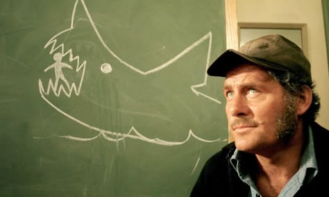 Jaws - Quint Chalkboard #Shark Uss Indianapolis, Robert Shaw, Jaws Movie, Shark Drawing, Pet Sematary, Summer Movie, Scene Image, Cult Movies, Netflix Movies