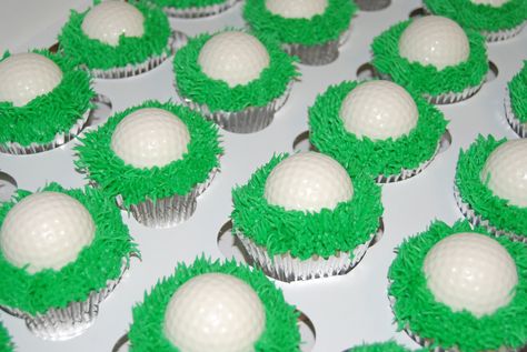 golf cupcakes for a 50th birthday celebration | Flickr - Photo Sharing! Cake Design Ideas For Men, Birthday Cake For Men Ideas, Cake For Men Ideas, Birthday Cupcakes Ideas For Men, Birthday Cupcakes Ideas, Birthday Cake For Men, Golf Cupcakes, Cake For Men, Birthday Golf