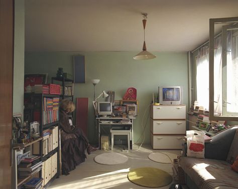 10 Identical Apartments, 10 Different Lives, Documented By Romanian Artist: 6th floor One Room Apartment, Tiny Studio, Inspo Pics, 아파트 인테리어, Future Apartment, Room Idea, First Apartment, House Room, Apartment Room