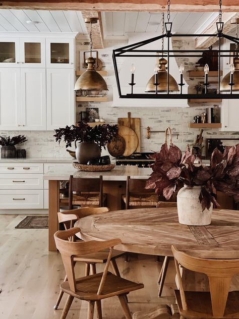 mixing wood tones Mixing Wood Tones, Bonnie Ryan, Farmhouse Exterior Design, Farmhouse Designs, Ryan Homes, Wood Counter Stools, Timber Furniture, Modern Farmhouse Exterior, Moving Furniture