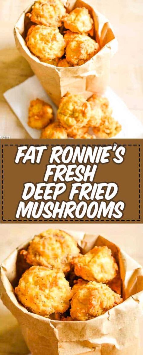 Fried Mushrooms Batter, Appetizers Mushrooms, Fresh Mushrooms Recipes, Deep Fried Mushrooms, Mushrooms Fried, Fried Mushroom Recipes, Breaded Mushrooms, Deep Fried Recipes, Recipe Appetizers