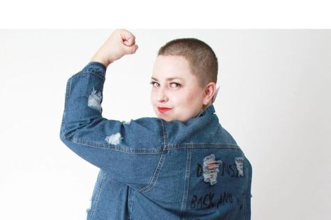 Looking for photos of women with round faces and shaved heads? Check out this roundup of haircut ideas!! Women With Round Faces, Buzz Haircut, Shaved Heads, Shaving Your Head, Shave My Head, Woman Shaving, Shaved Head, Round Faces, Shaved Hair