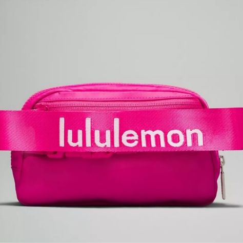 Lululemon Bags, Lululemon Everywhere Belt Bag, Everywhere Belt Bag, Pink Belt, Festival Bag, Pink Brand, Waist Bag, White Bag, Bag Straps