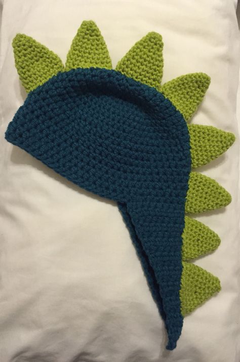 Dino Beanie, Crochet Dinosaur Hat, Crochet Dino, Crochet Character Hats, Dinosaur Hat, Crochet Baby Beanie, Advanced Crochet, Crochet Dinosaur, Crochet For Boys