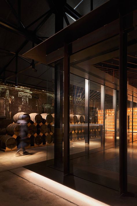 Tasting Room Design, Wine Cellar Modern, Wineries Architecture, Copper Still, Cellar Design, Wine House, Wooden Barrel, Baker Street, Tasting Room