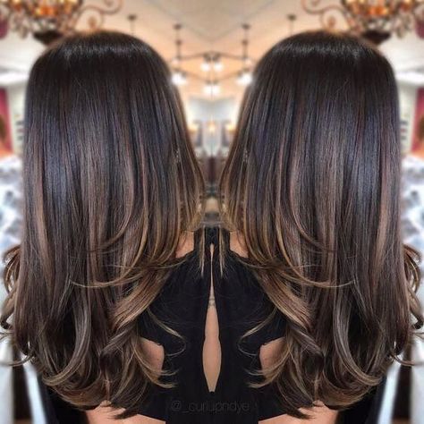 Brown Hair And Highlights, Underlights Hair, Brunette Balayage, Brunette Balayage Hair, Brown Hair Balayage, Pinterest Hair, Balayage Hair Blonde, Trendy Hair Color, Hair Color Highlights