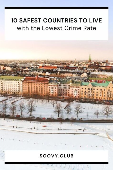 Discover the world's safest countries to live in with the lowest crime rates. Our comprehensive guide lists the top destinations where you can enjoy peace of mind and security. They are also the best safe places to go on holiday and are perfect for solo travellers. Safest Places To Travel, Moving Overseas, Au Pair, Going On Holiday, Cool Countries, On Holiday, Safe Place, Countries Of The World, Capital City