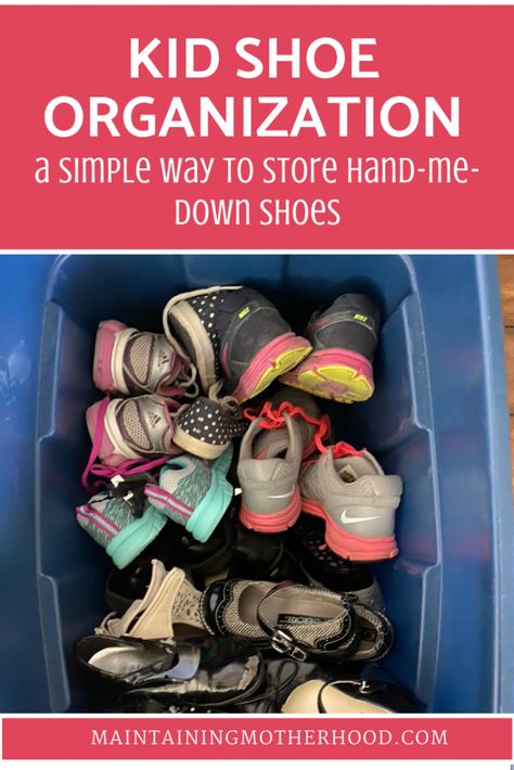 Kid Shoe Organization – Maintaining Motherhood Winter Hat And Glove Storage Ideas, Toddler Shoe Organization, Toddler Shoe Storage, Baby Shoe Organization, Baby Shoe Storage, Kids Shoe Organization, Kids Shoe Storage, Family Minimalism, Home Made Meals