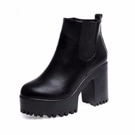 Sepatu Pump, Heel Platforms, High Heels Ankle Boots, Chunky Heel Booties, Womens Waterproof Boots, Boots Platform, Zipper Boots, High Heel Boots Ankle, Snow Boots Women