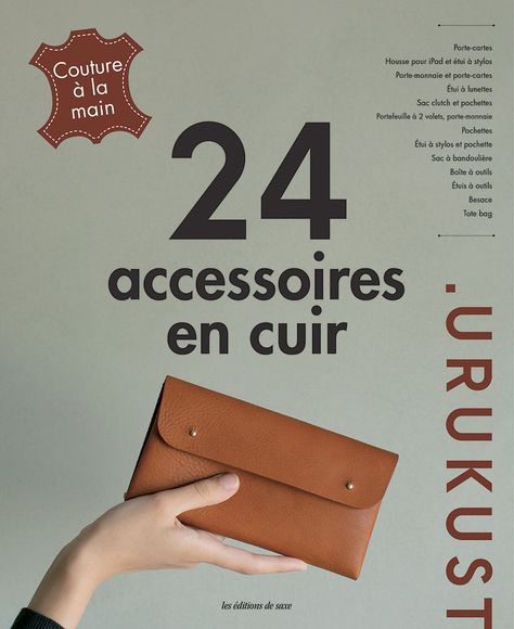 Zipper Wallet Diy, Creative Books, Sewing Book, Friends Show, Leather Bags Handmade, Leather Diy, Handmade Bags, Leather Accessories, Leather Working