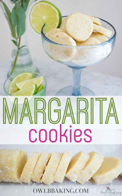 Margarita Cookie Recipe, Summer Cookie Recipes Easy, Margarita Desserts, Margarita Dessert Recipes, Margarita Dessert, Tastemade Dessert, Margarita Cookies, Mayo Cookies, Baking Hack