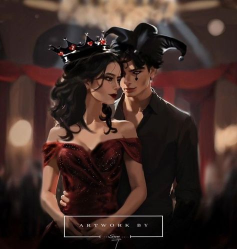 Catherine And Jest, Heartless Book, Heartless Marissa Meyer, Off With His Head, Marissa Meyer Books, 600 Followers, Book Fanart, Marissa Meyer, Like Drawing