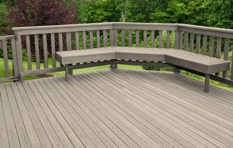 Gray Stain Colors Grey Deck Stain, Staining A Deck, Exterior Wood Stain Colors, Deck Stains, Gray Stained Wood, Deck Stain Colors, Semi Transparent Stain, Deck Stain, Grey Stained Wood