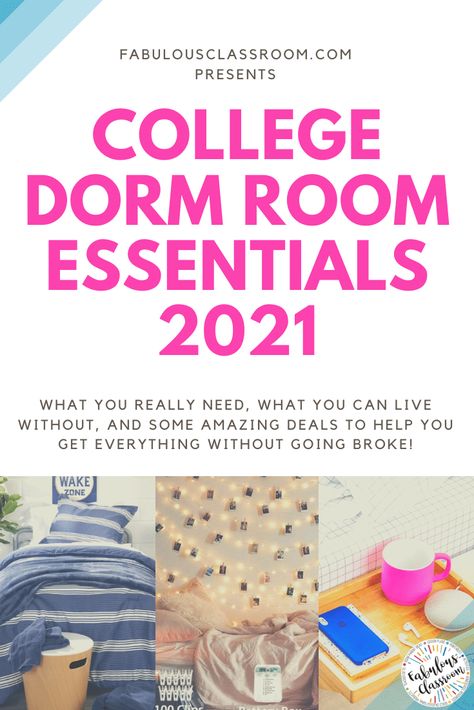 Whether it's your first time going to college or you're headed back to university as a senior, this college packing list will be a lifesaver! Everything you need for your dorm room or apartment to make life organized and comfortable. Even better, fabulous deals to make back to school a lot easier! Head on over to see for yourself now! Dorm Room Essentials List, College Necessities, Back To University, Dorm Desk, Freshman Dorm, College Resources, College Dorm Room Essentials, College Freshman, College Packing