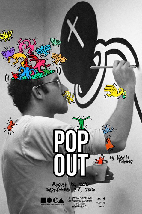 Adam Pendleton, Keith Haring Poster, Keith Haring Art, Haring Art, Graphic Design Is My Passion, Art Exhibition Posters, Art Exhibits, Riso Print, Principles Of Art