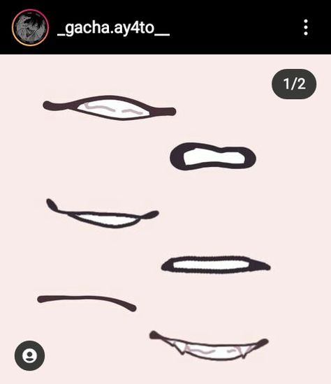 Gacha Club Mouth Edit, Gacha Mouth Props, Gacha Mouth Reference, Nervous Mouth Drawing, Gacha Club Mouth Ideas, Gacha Mouth Base Smile, Gacha Mouth Drawing, Gacha Life Mouth Edit, Gacha Mouth Edit