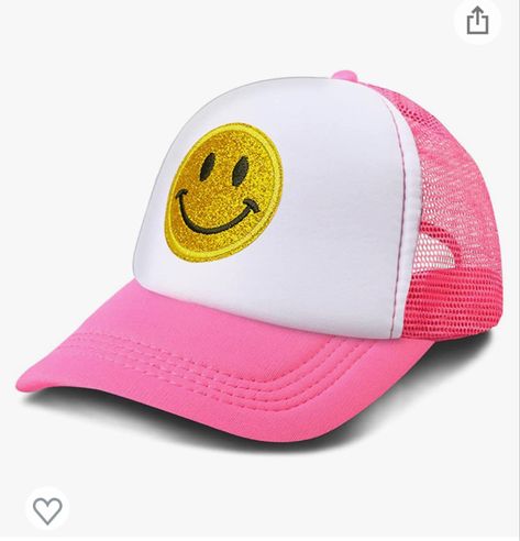 Preppy Caps, Trucker Hat Women, Smiley Face Hat, Preppy Hat, Womens Ball Caps, Yellow Emoji, Baseball Cap Fashion, Baseball Caps Fashion, Men Baseball Cap