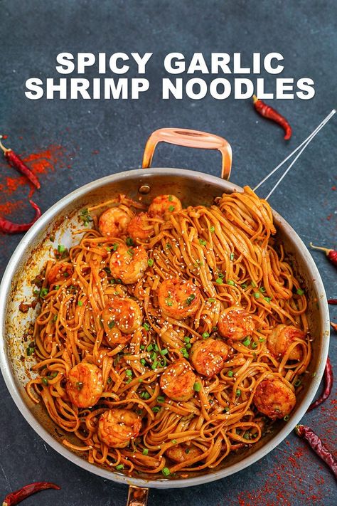 Garlic Shrimp Noodles, Fluffy Dumpling Recipe, Taiwanese Fried Chicken Recipe, Steak Teriyaki, Shrimp Noodles Recipes, Seafood Chowder Recipe, Spicy Miso Ramen Recipe, Doenjang Recipe, Riblets Recipe