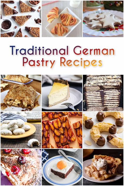 Bake up something delicious and memorable from our collection of easy-to-make German Dessert Recipes, handpicked to showcase the best of German baking traditions. German Pie Recipe, German Desserts Traditional, German Dessert Recipes, German Dessert, German Baking Christmas, Traditional German Lebkuchen, German Deserts Originals, Traditional German Desserts, German Snacks