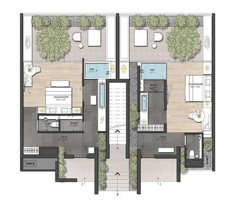 Resort Suite Room Plan, Apartment Layouts, Hotel Room Plan, Hotel Room Design Plan, Resort Design Plan, Hotel Bedroom Design, Resort Plan, Hotel Floor Plan, Small Villa