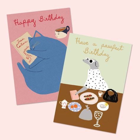 A few of the cute and cool cards in our collection! These are illustrated by Aura Lewis and Holly Jolley <3 #rogerlaborde #auralewis #hollyjolley #greetingcards #illustration #stationery Illustration Stationery, Greeting Card Collection, Card Collection, Card Illustration, Cool Cards, Amazing Art, Diy Ideas, Instagram A, Card Design