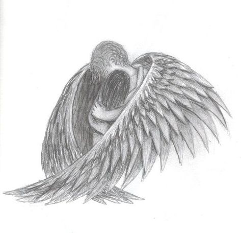 Angel Hugging Tattoo, Wings Wrapped Around Person Drawing, Draw Hug, Angels Drawing Beautiful, Guardian Angel Drawing, Drawings Of Angels, Angel Hugging, Person Sketch, Hugging Drawing