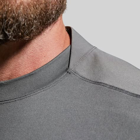 Experience comfort and reliable protection with our Op Top. Featuring abrasion resistant stretch fabric at the shoulders and arms, side zippered arm pockets with loop Velcro patches and pen pockets, and BP Shield technology for odor control, hyper evaporation, UVA/UVB protection and cooling power, this shirt is designed to keep up with every demand of the job. T Shirt Pocket Design, Activewear Details, Technical Apparel, Sportswear Details, T Shirt Fabric, Active Design, Running Wear, Functional Clothing, Pockets Design