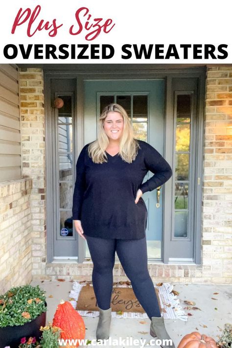 Sweater Outfit Plus Size, Oversized Sweater Plus Size, Plus Size Outfits Aesthetic, Plus Size Fashion For Women Indian, Style Oversized Sweater, Plus Size Fall Outfits Casual, Plus Size Fashion For Women Summer, Chubby Girl Outfits, Plus Size Outfits Casual