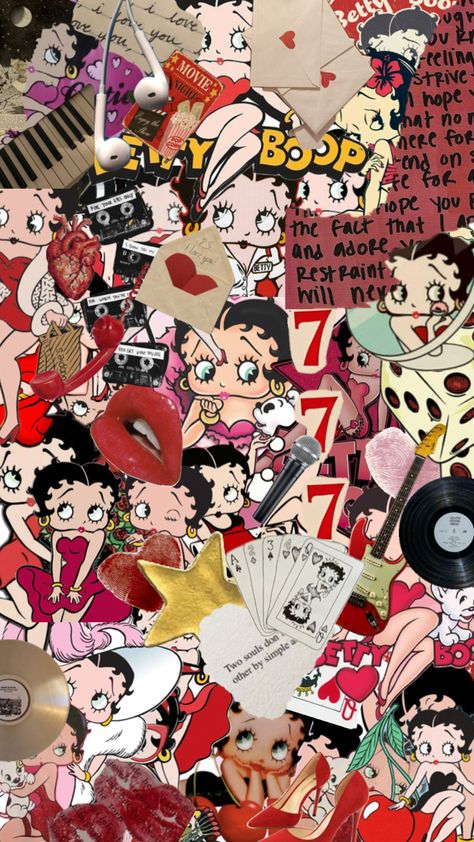 betty boop, random stuff Betty Boop, Collage