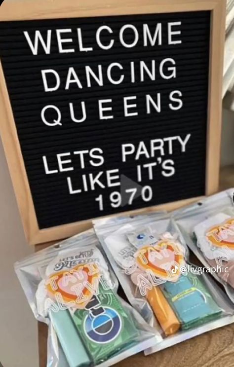 Bach Party Theme Night, Bachelorette Party Ideas Dazed And Engaged, Last Dance Bachelorette, Bachelorette Fairy Theme, Groovy Theme Bachelorette Party, Bachelorette Themes Disco, Bachelorette Party Ideas 70s, Bachelorette Party Bus Themes, Disco Hens Theme