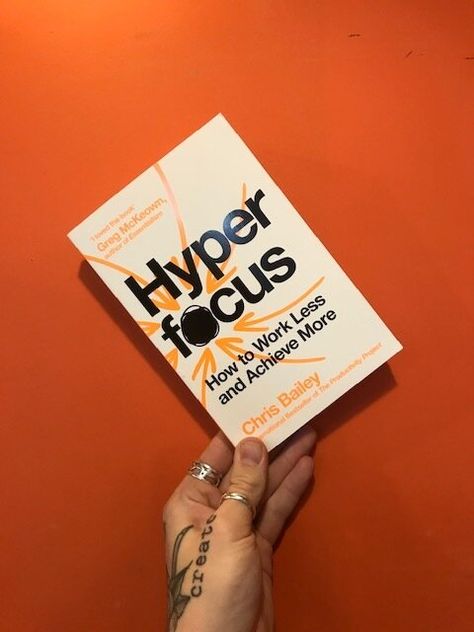 Hyper Focus Book, Hyper Focus, Overcome Procrastination, Recommended Books, Business Life, Recommended Books To Read, Focus On What Matters, Improve Focus, Change Your Mindset