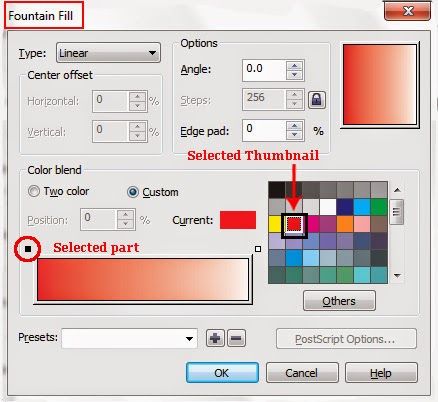 Select the thumbnail representing red color in the Color Palette. Coreldraw Tutorial, Draw Logo, Text Tool, Perfect Squares, Windows Xp, Microsoft Windows, Red Color, Microsoft, Color Palette