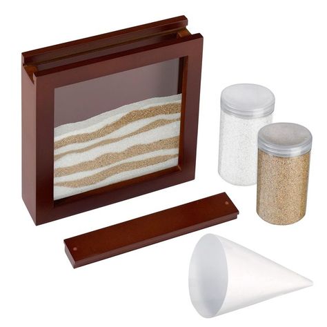 Lillian Rose W Espresso Finished Unity Ceremony Set with 2 Containers of Colored Sand, 1.75", Brown Candle Alternatives, Paper Lanterns Party, Sand Ceremony Set, Sand Ceremony Wedding, Unity Sand Ceremony, Wedding Shadow Box, Lillian Rose, Unity Sand, Wedding Sand