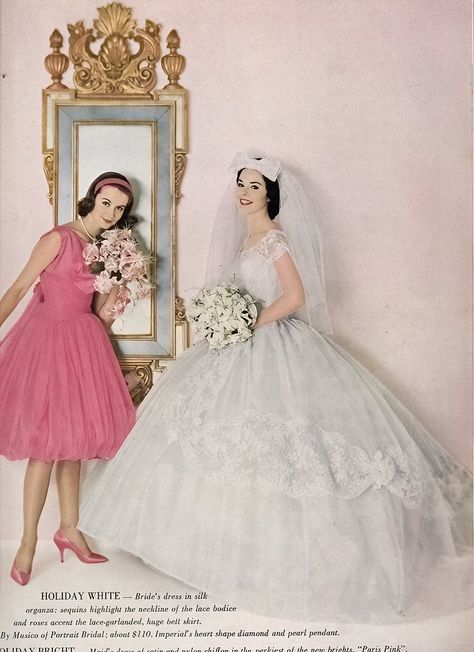 The Bride's Magazine editorial shot by Carmen Schiavone 1958 Vintage Weddings, Magazine Editorial, Brides Magazine, Editorial, Weddings, Magazine, Photography