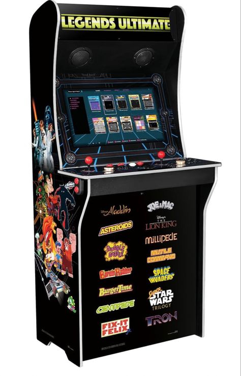 Legends Ultimate Game Machine Home Arcade, Arcade Retro, Arcade Room, Crystal Castles, Arcade Game Machines, Arcade Game Room, Star Wars Trilogy, Cloud Gaming, Space Invaders