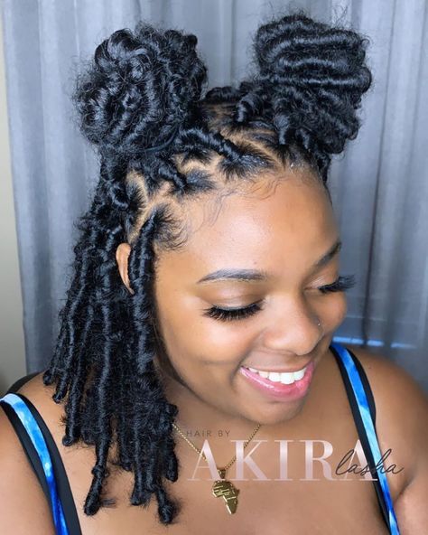 1,172 Likes, 21 Comments - AKIRA. (@akiralasha) on Instagram: “✨BOB STYLE LoveLocs can be styled just as much as any other length💕💗✨ �• • • • • #memphisfauxlocs…” 12 Inch Butterfly Locs, Bob Faux Locs, Locs Protective Styles, Locs Distressed, Butterfly Locs, Beautiful Black Hair, Faux Locs Hairstyles, Hair Twist Styles, Girls Hairstyles Braids