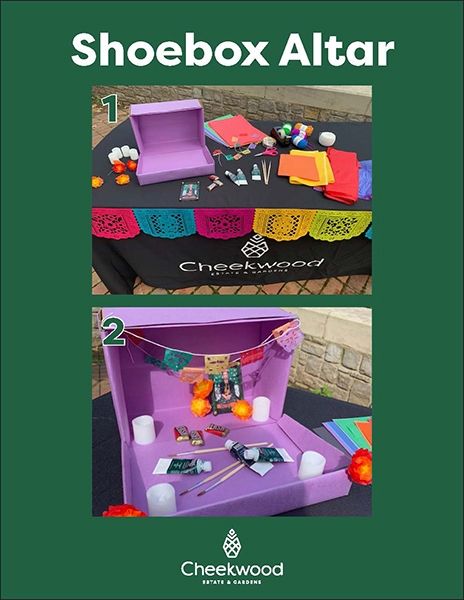 Shoebox Altar, Food Wrapping Paper, Battery Operated Tea Lights, Inside The Box, Construction Paper, Mini Foods, Latin American, Small Boxes, Family Gathering