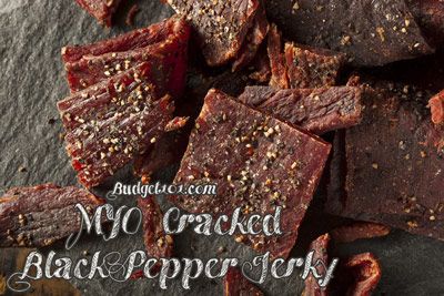 Food Dehydrator Recipes Beef Jerky, Peppered Jerky Recipe, Peppered Beef Jerky Recipe, Food Dehydrator Recipes, Beef Jerky Recipe Dehydrator, Jerky Recipes Dehydrator, Deer Jerky Recipe, Jerky Marinade, Venison Jerky