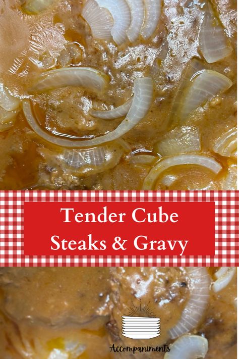 I’m sharing a fuss-free recipe for Cube Steak and Gravy, a dish that’s like a warm hug for your taste buds. So, grab your apron and let’s whip up some soulful goodness in the kitchen! Recipe For Cube Steak, Cube Steaks And Gravy, Cubed Steak Recipe, Steak Accompaniments, Pork Cube Steak Recipes, Tender Cube Steak, Cubed Steaks, Pork Cube Steaks, Smothered Cube Steak