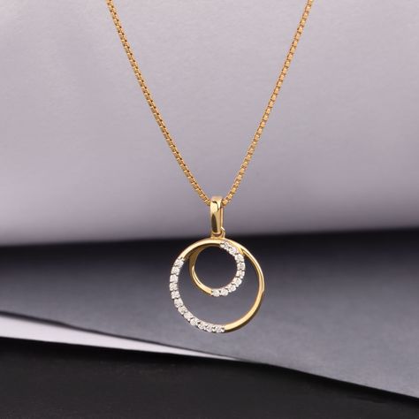 A pretty pendant for a pretty woman ✨  Check out this diamond pendant at the Diamond Mela store today!  SKU#DM004PNDPD00258  #diamondpendant  #pendant  #diamondjewellery  #igicertified  #diamondmela Jewelry Necklace Simple, Pretty Pendant, Gold Jewellery Design Necklaces, Circle Diamond, Necklace Simple, Diamond Charm, Jewelry Design Necklace, Starling, Gold Jewellery Design