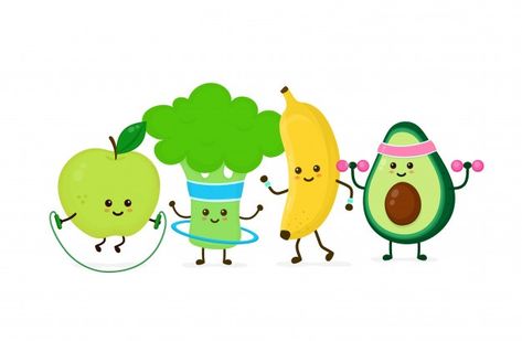 Cute smiling happy strong avocado make g... | Premium Vector #Freepik #vector #food #icon #nature #sport Avocado Cartoon, Healthy Food Quotes, Cartoon Clip, Iphone Wallpaper App, Fruit Painting, Book Design Layout, Kawaii Doodles, Hula Hoop, Christmas Drawing