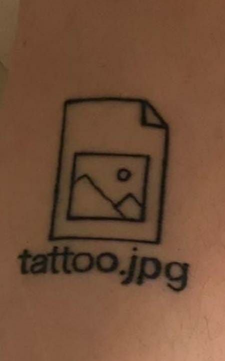 Gen Z Tattoo Ideas, Gen Z Tattoo, Cd Tattoo, Merch Branding, Nostalgia Tattoo, Tattoos Gone Wrong, Twin Tattoos, Z Tattoo, 2023 Mood